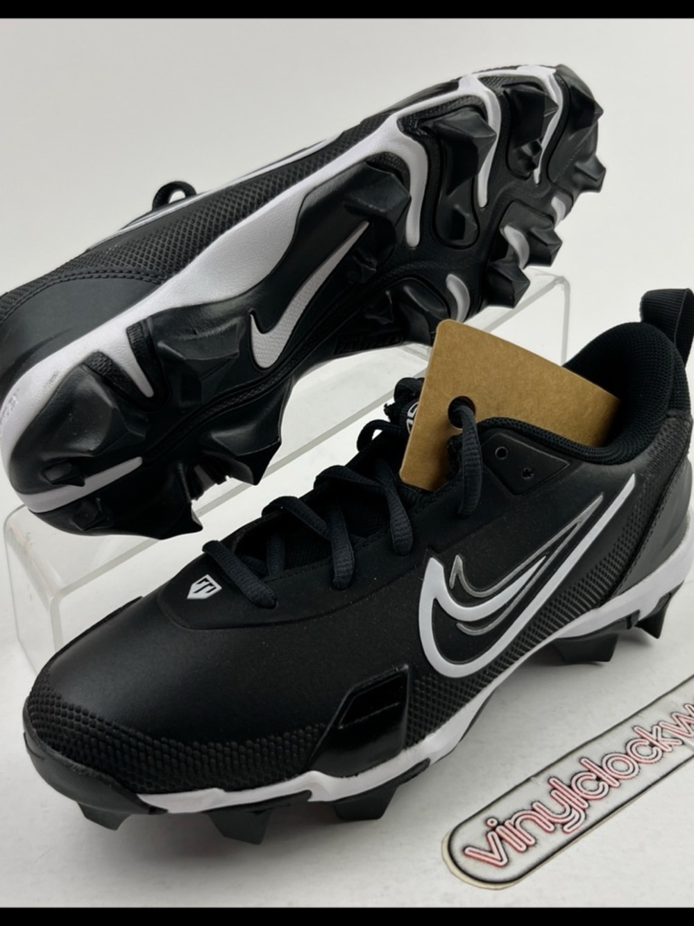 Nike Force Trout 9 Keystone Kids Baseball Cleats 5Y Black/White FB9731-003 Youth